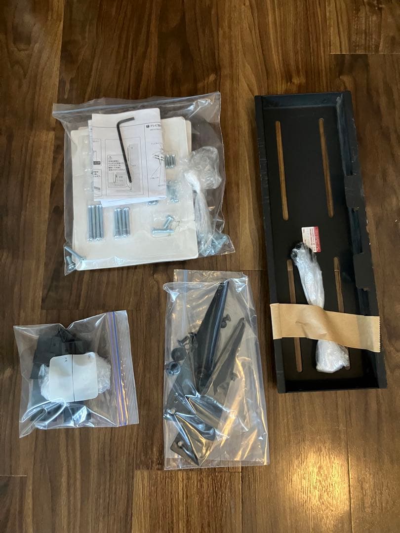 工事不要壁掛けHAYAMI TIMEZ EW-74B ～65V型　テレビスタンド