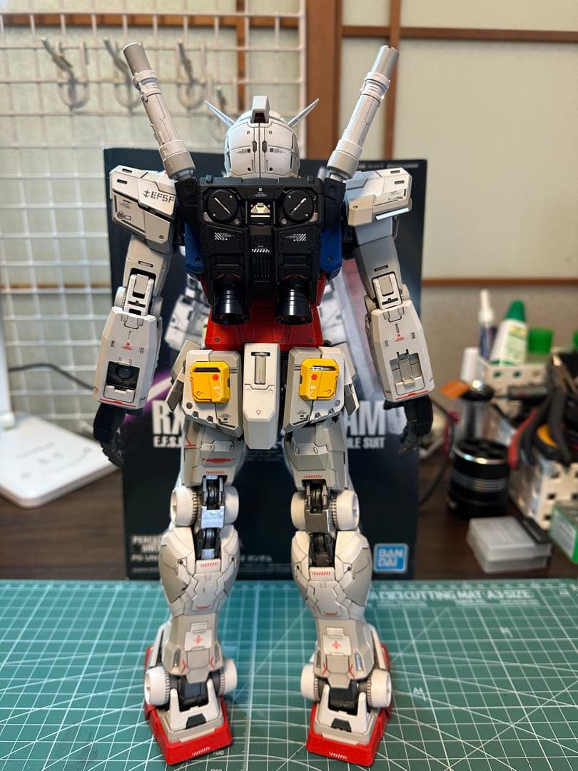 PG UNLEASHED 1/60 RX-78-2 ガンダム 光沢全塗装完成品