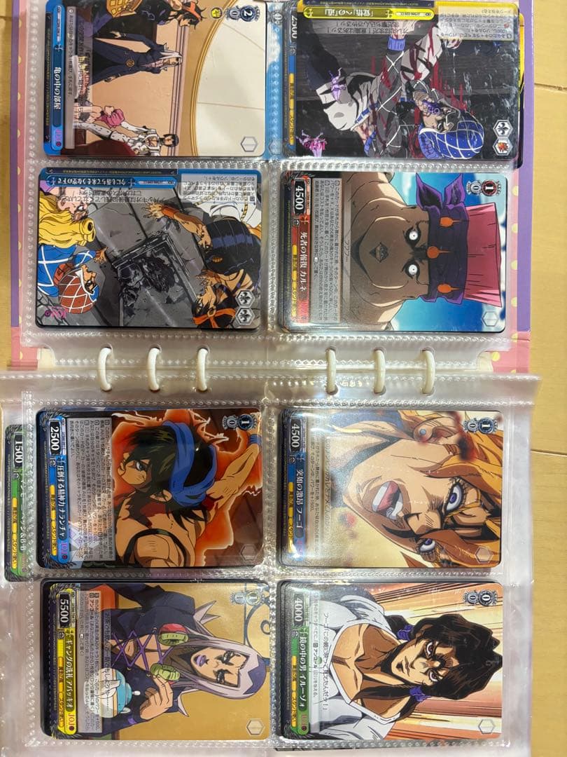 ジョジョ　ヴァイスシュバルツ　カード