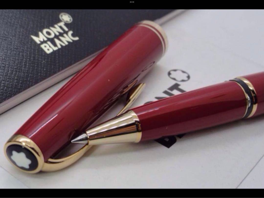 ⭐️非常にレアな軸色ボルドーカラーのジェネレーション⭐️モンブラン⭐️ゴールドプレート
