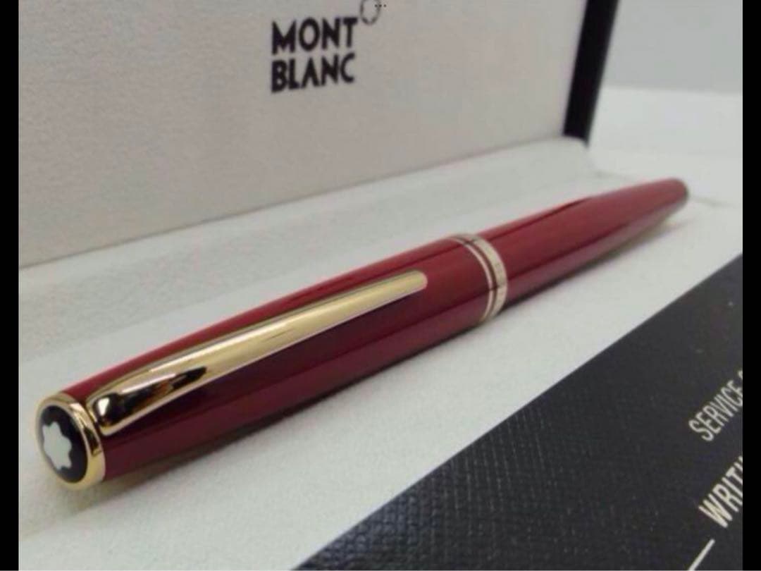 ⭐️非常にレアな軸色ボルドーカラーのジェネレーション⭐️モンブラン⭐️ゴールドプレート