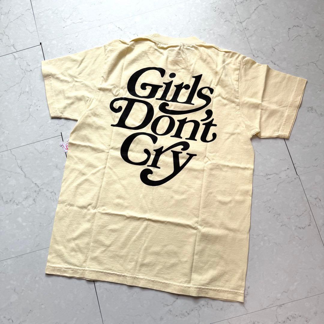 新品 ガールズドントクライ Tシャツ M クリーム タグ付き