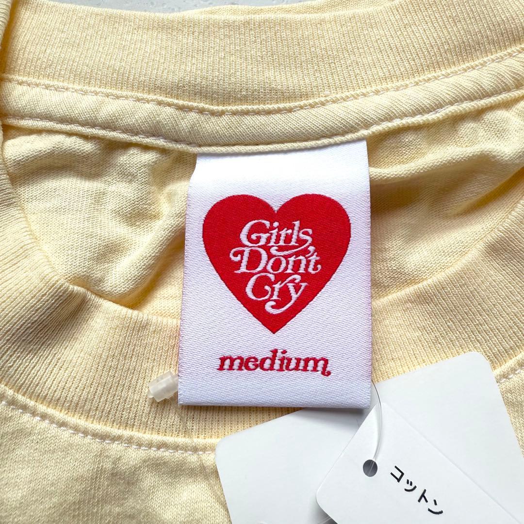 新品 ガールズドントクライ Tシャツ M クリーム タグ付き