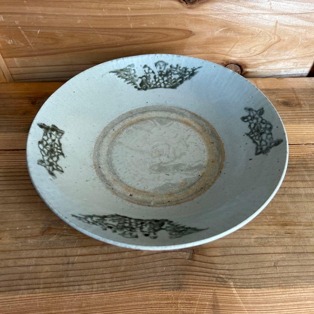 中国南方民窯 印判 8寸（24.5㎝）民藝 安南