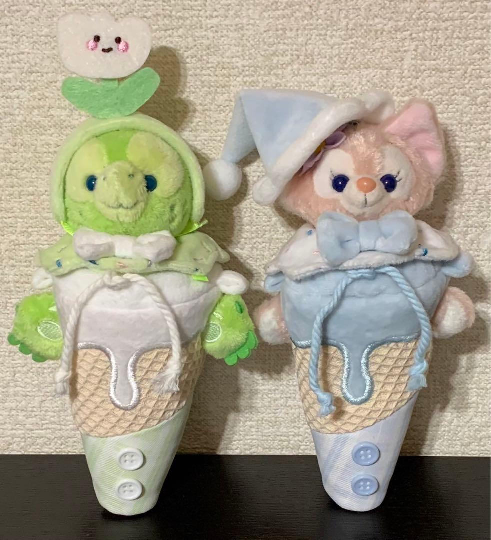 香港 ディズニー オルメル リーナベル キーチェーン マスコット アイスクリーム