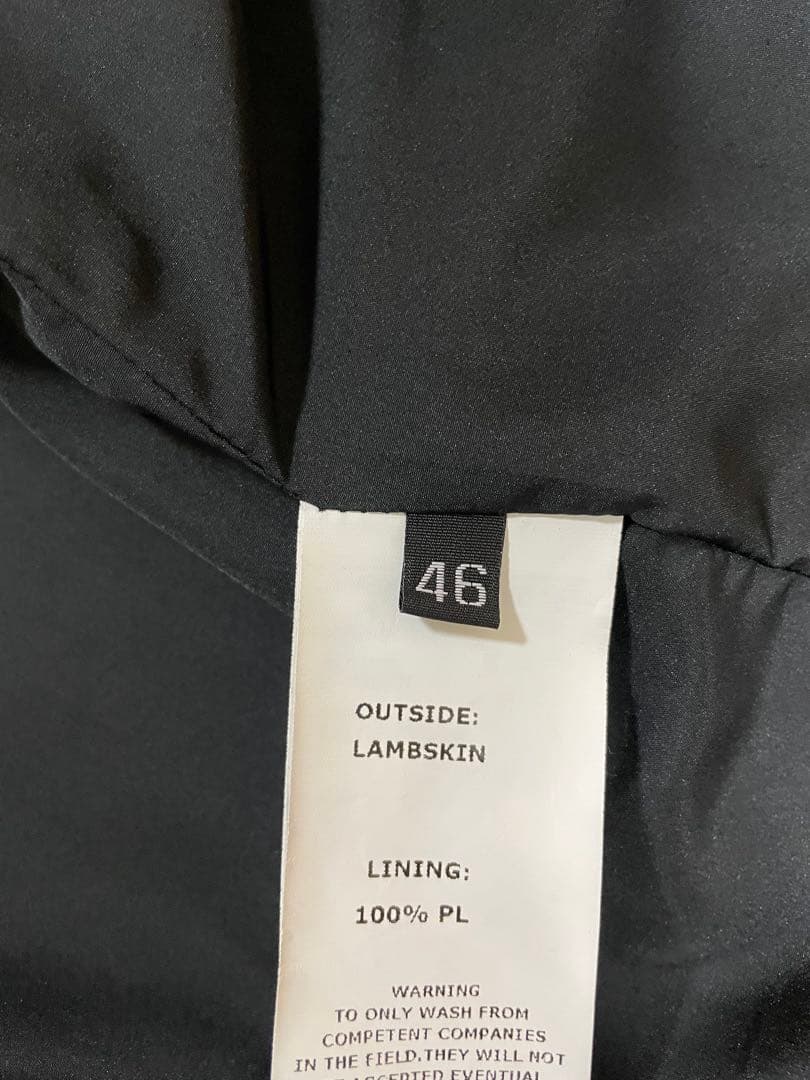 【美品】EMMETI エンメティ JURI シングルライダース 46