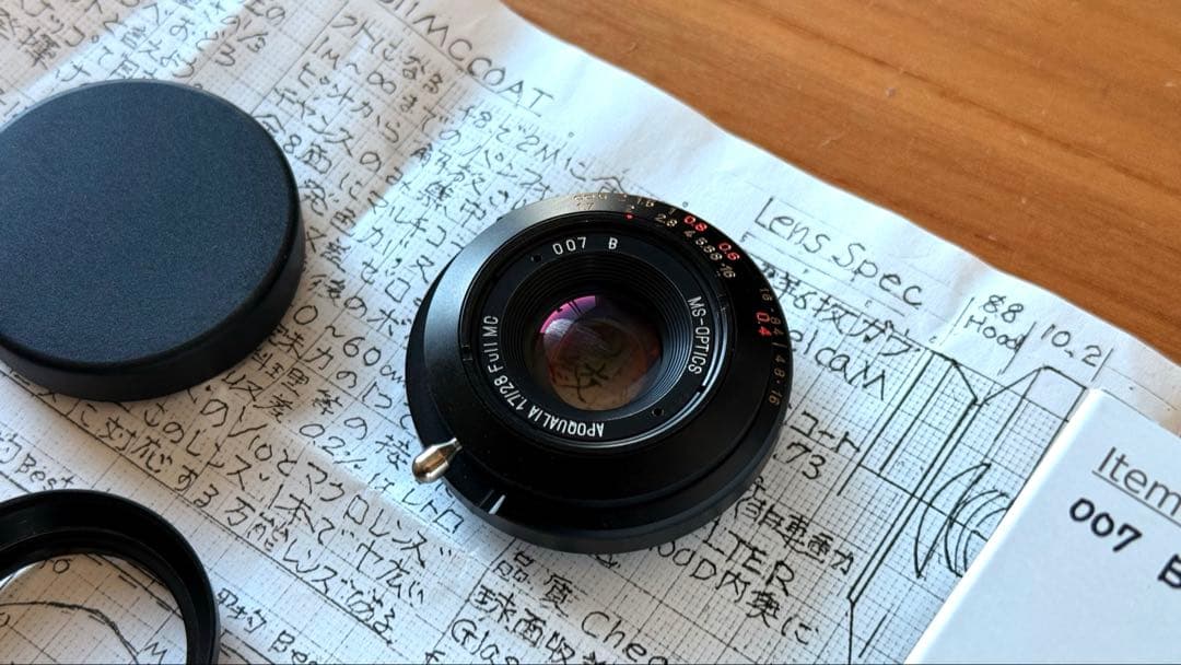 宮崎光学 MS-OPTICS APOQUALIA 1.7/28 Mマウント