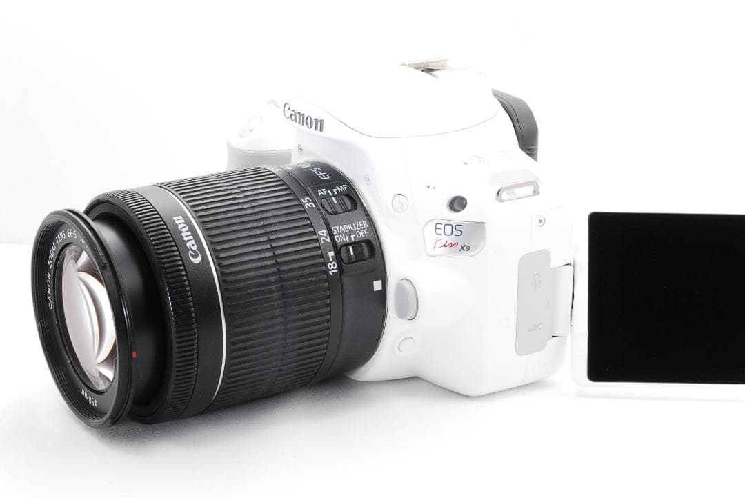 人気ホワイトカラー！ Canon EOS kiss x9 スマホ転送機能付き♪