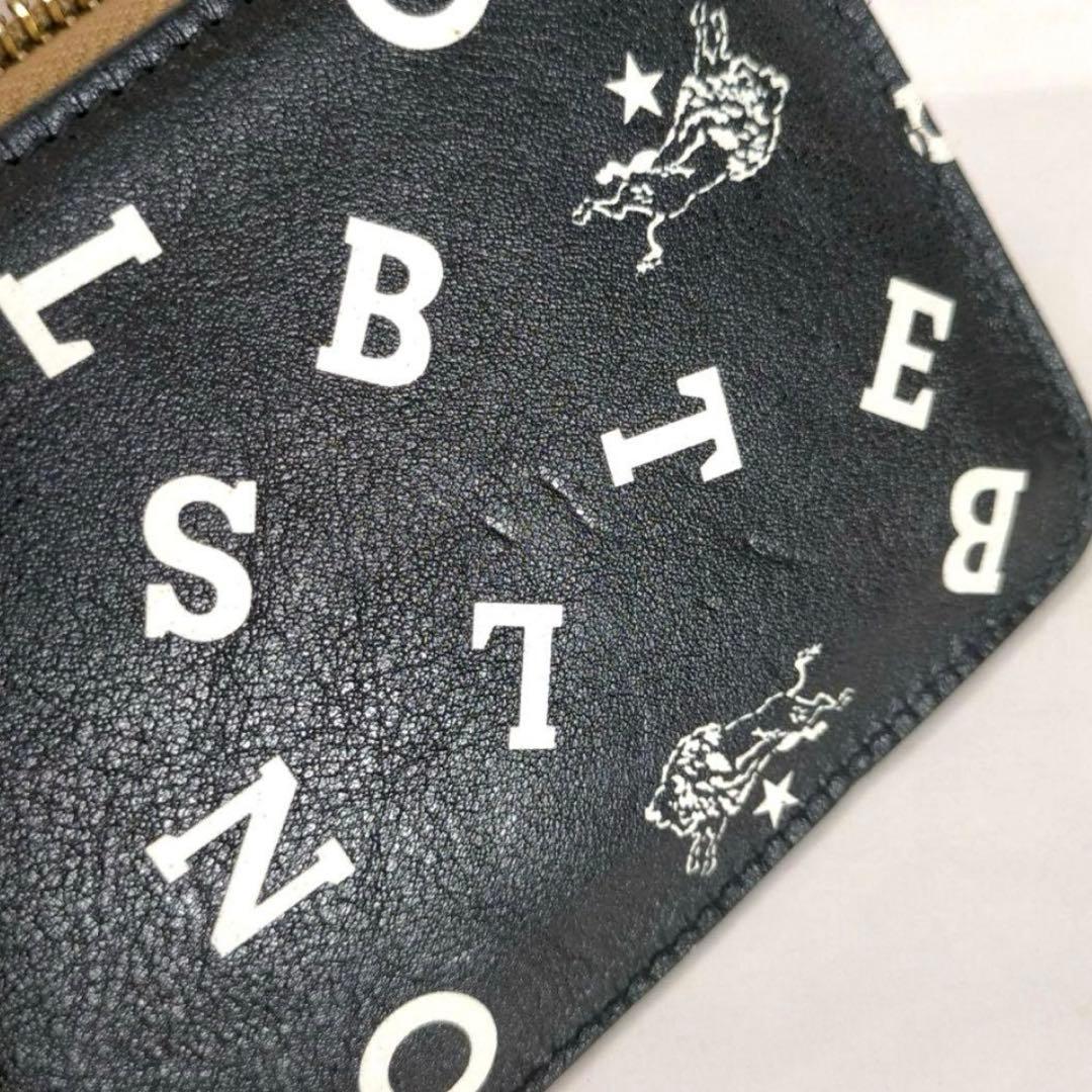 IL BISONTE モノグラム スクエア型 L字レザー 財布