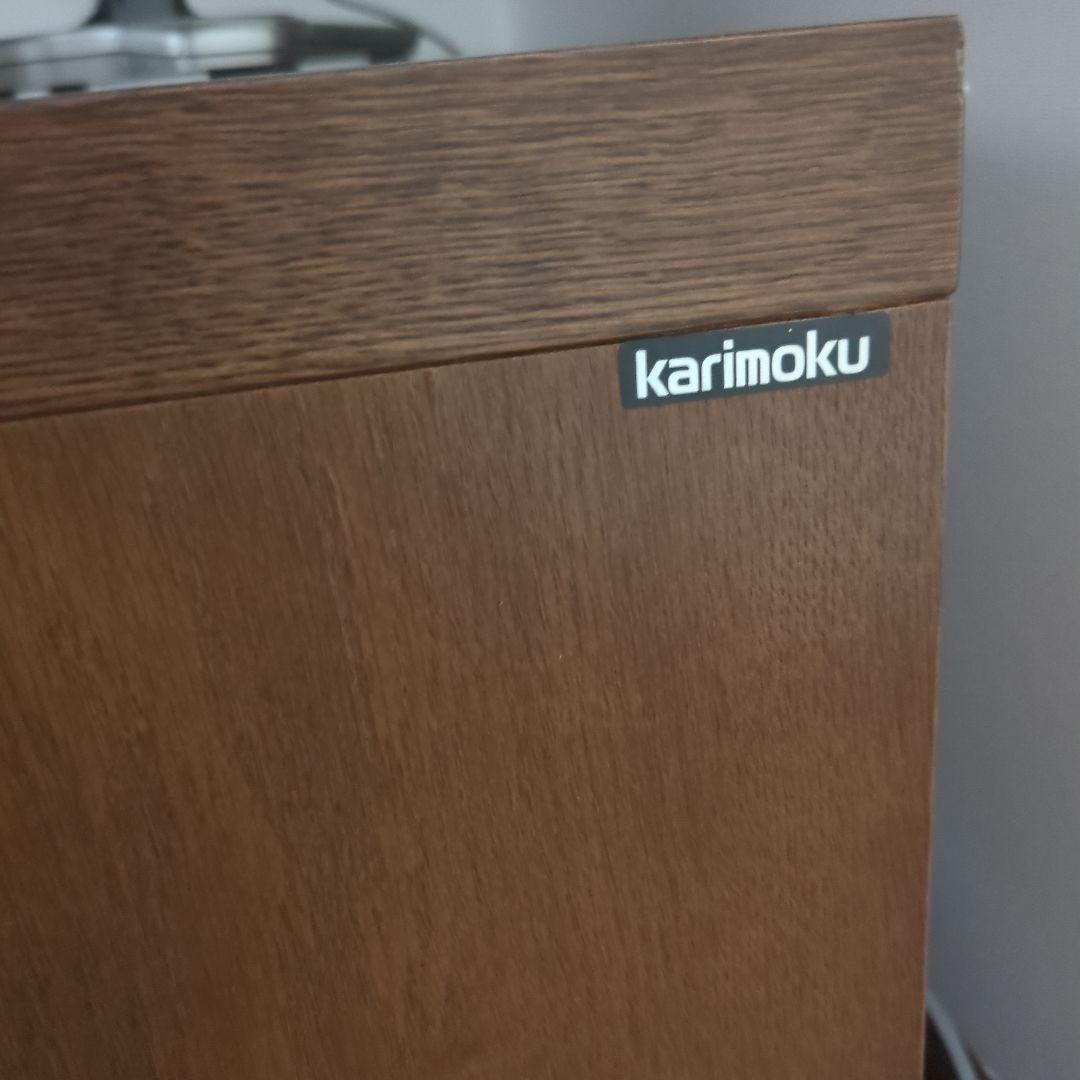 カリモクテレビ台 karimokuガラス扉付き
