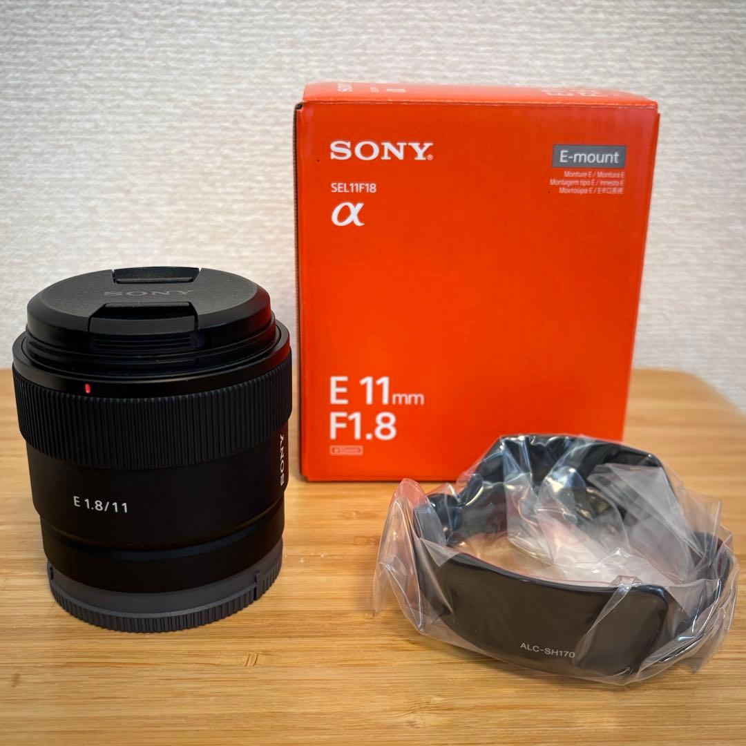 Sony 11mm F1.8 単焦点レンズ　SEL11F18