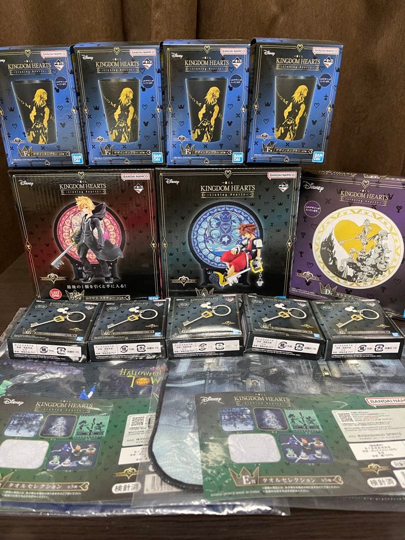 一番くじ　キングダムハーツ　ラストワン・A・D・E・F・G賞セット