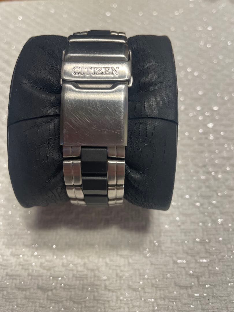 お値下げ美品CITIZEN AT0710-5 100m防水タキメーター付属品あり