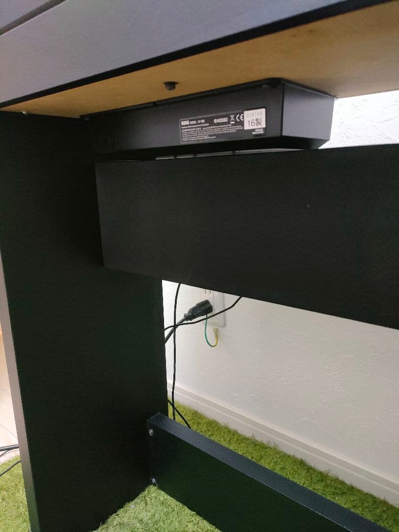 KORG　電子ピアノ　LP-380 ブラック　2016年製　椅子付き　88鍵盤