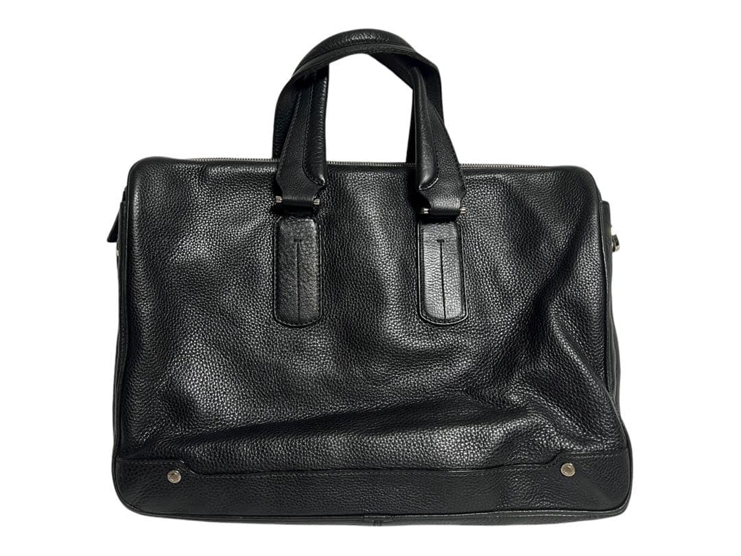 BVLGARI ブルガリ 本革 レザー ビジネスバッグ ブリーフケース メンズ