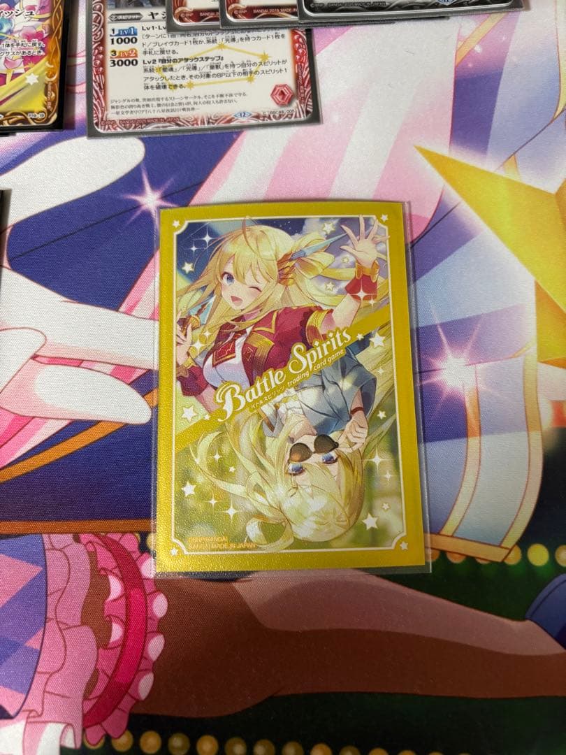 最終値下げ　バトスピ　光導デッキ　入れ替えパーツ付きと スリーブ