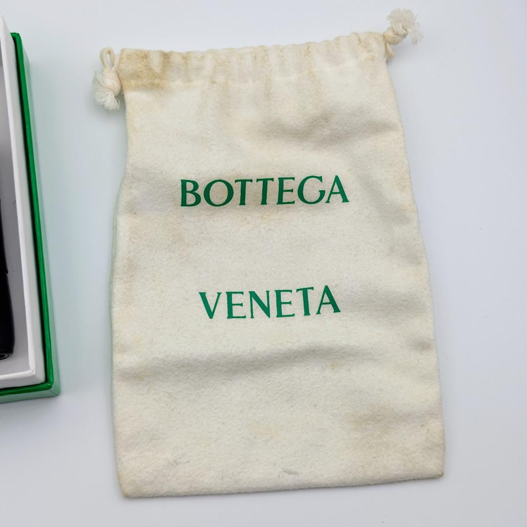 ボッテガヴェネタ カセット 三つ折り コンパクト ウォレット ブラック RFID