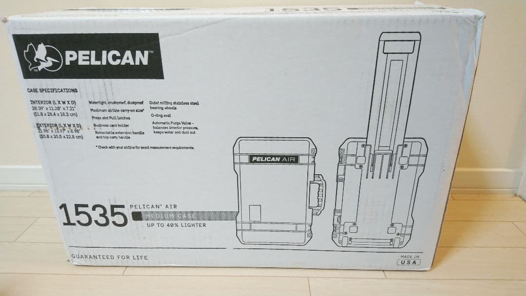Pelican Air 1535 ケース　未開封　ブラック　黒
