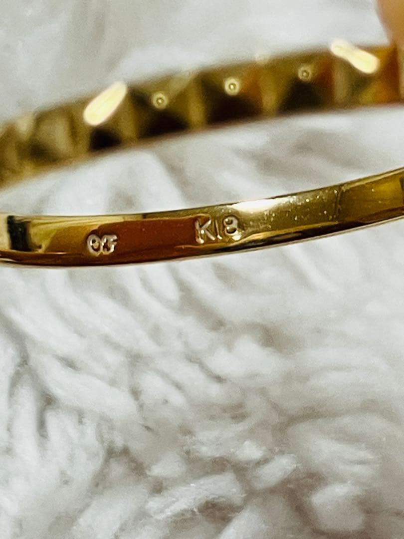 オレフィーチェ　ナロースタッズリング　YG 【orefice】