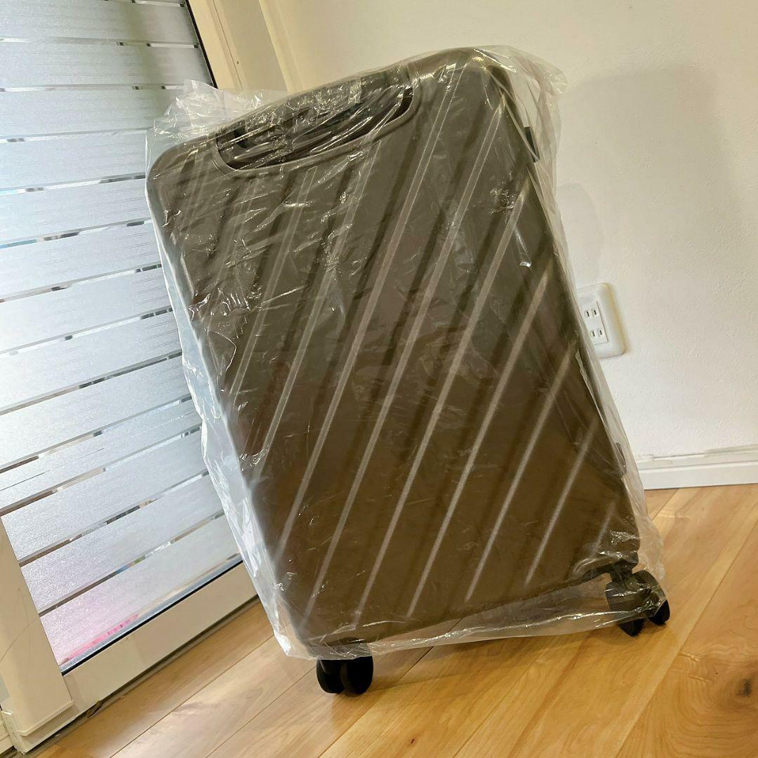 新品✔️スーツケース Lサイズ 100L キャリーケース 大容量 TSA グレー