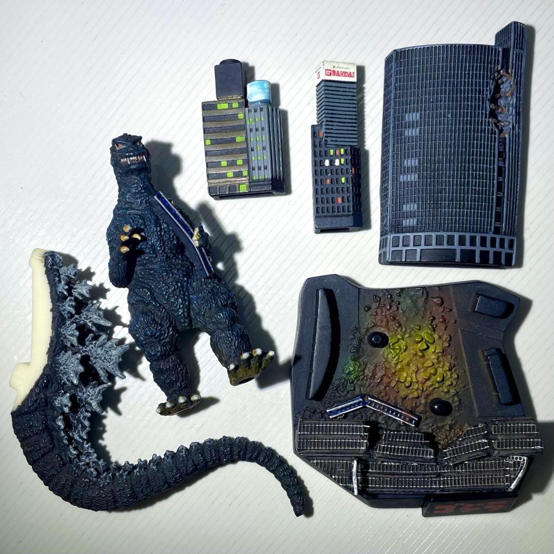 【美品】ゴジラ全集 ゴジラ 1984 酒井ゆうじプロデュース ビル街 破壊情景