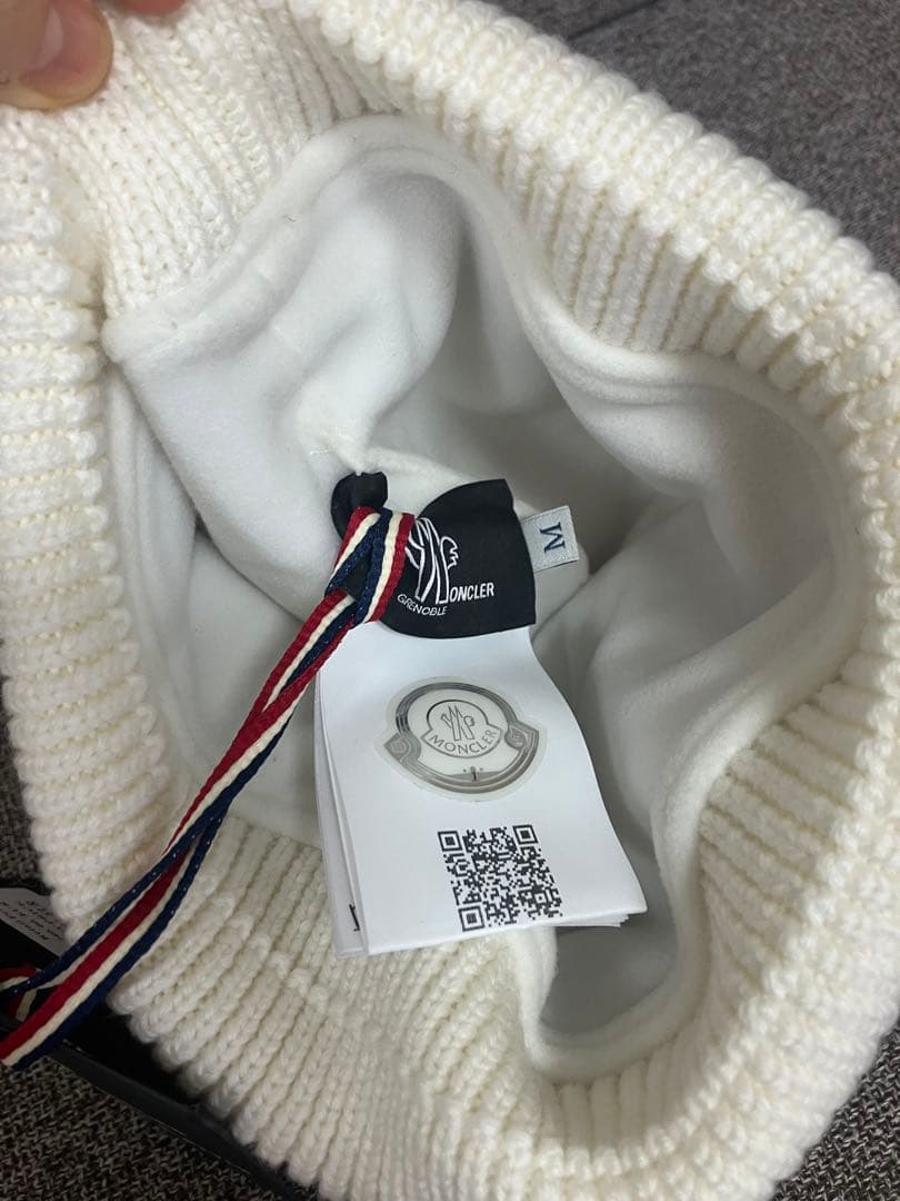 新品 MONCLER モンクレール　グルノーブル　ニット　キャップ　ビーニー帽