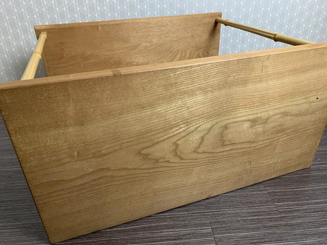 桐木地 竹台子 組立式 茶道具 棚物 紙箱入 772