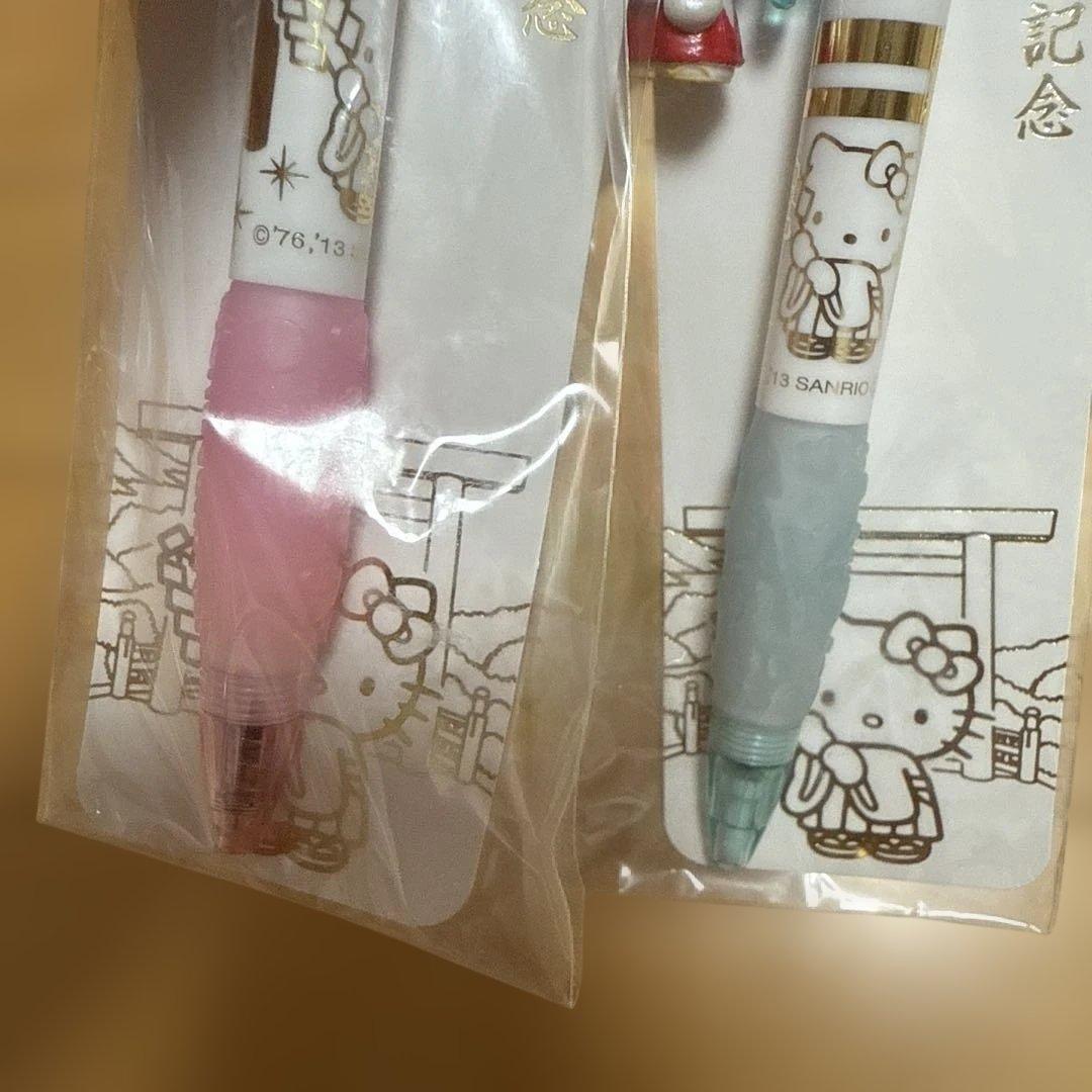 レア　ご当地キティ　三重　伊勢神宮式年遷宮記念　シャープペンシル ボールペン