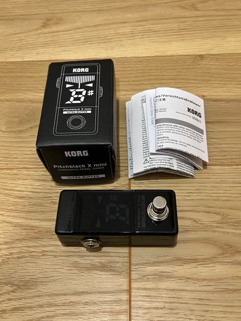 KORG Pitchblack X mini ペダルチューナー