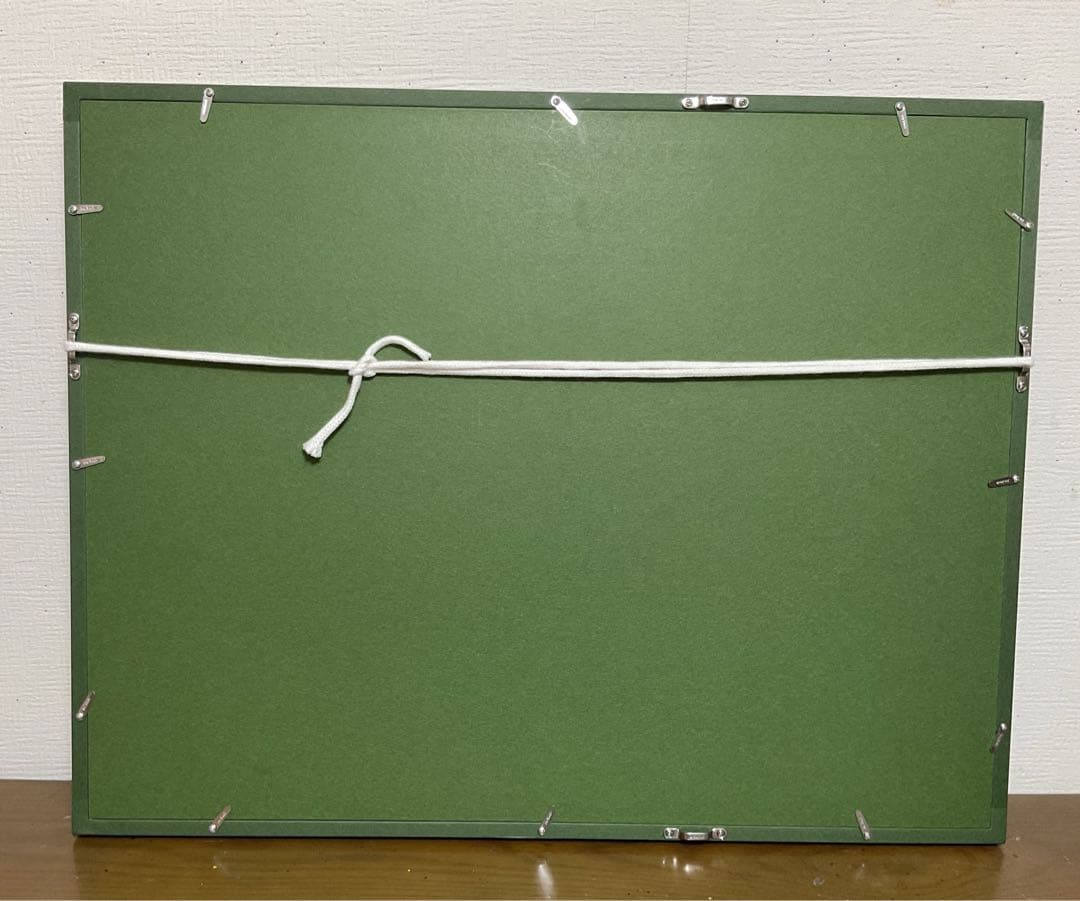 油彩画　「　秋　色　」　原画　額付