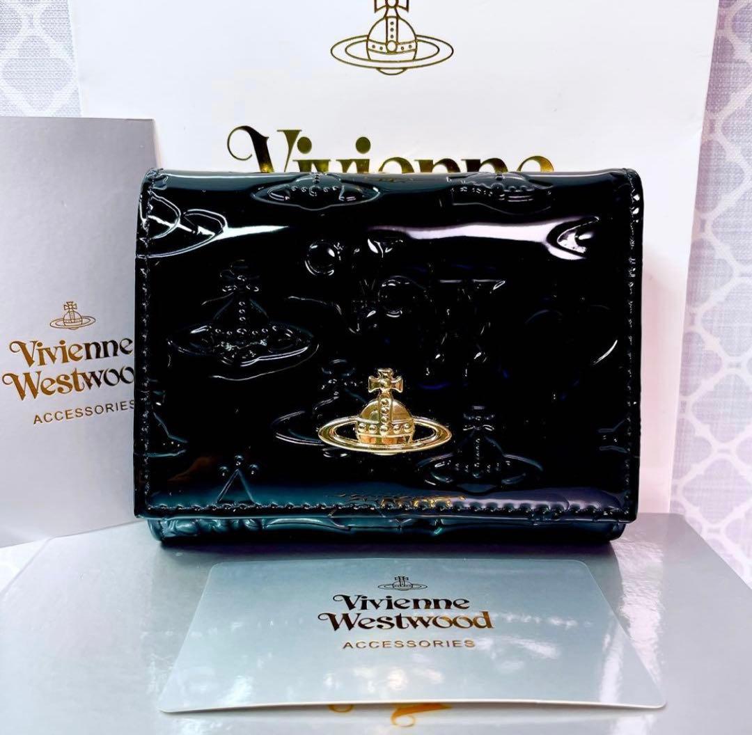 【大人気♡ショッパー付】新品 Vivienne Westwood エナメル 黒