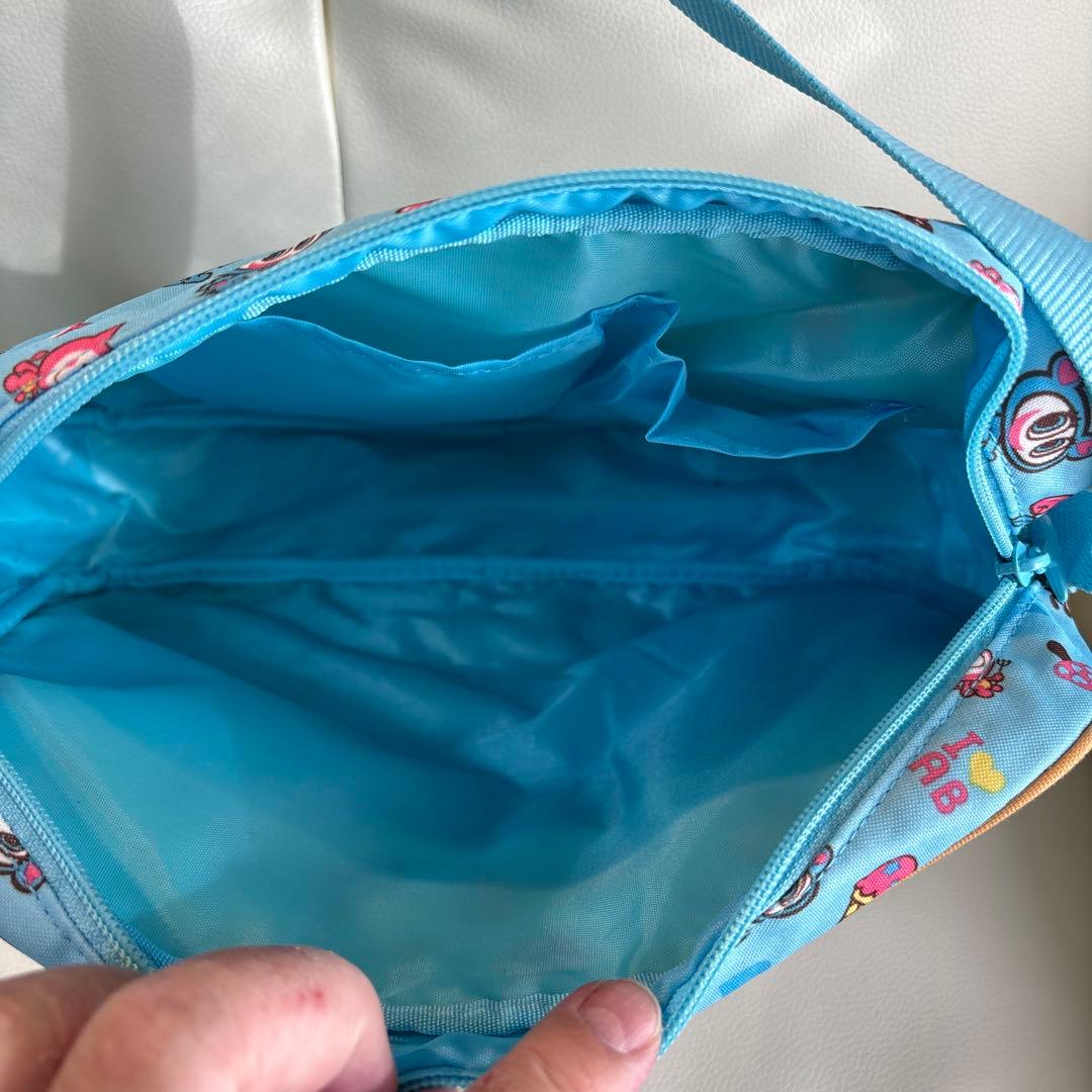 【中古】ANGEL BLUEの水色ショルダーバッグ