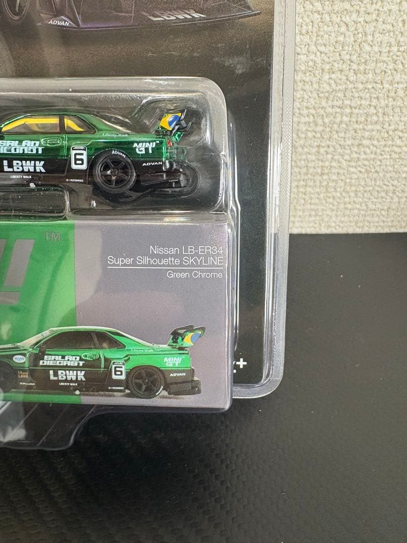 ミニカー MINI GT NISSAN LB-R34 BRAZIL CONVENTION