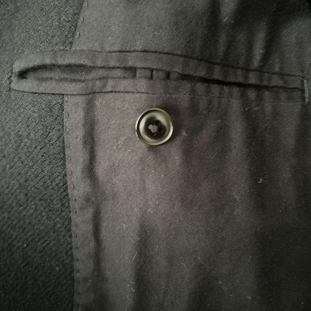 COMOLI 18AWウールショールカラーコートSIZE1