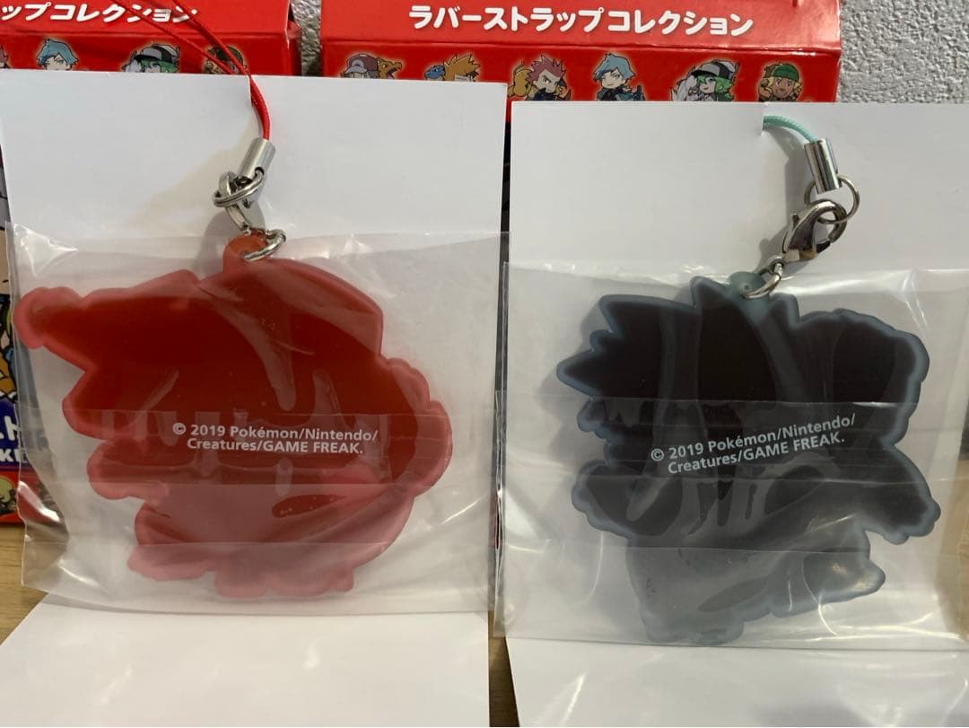 ポケモン トレーナーズ ラバーストラップ レッド グリーン