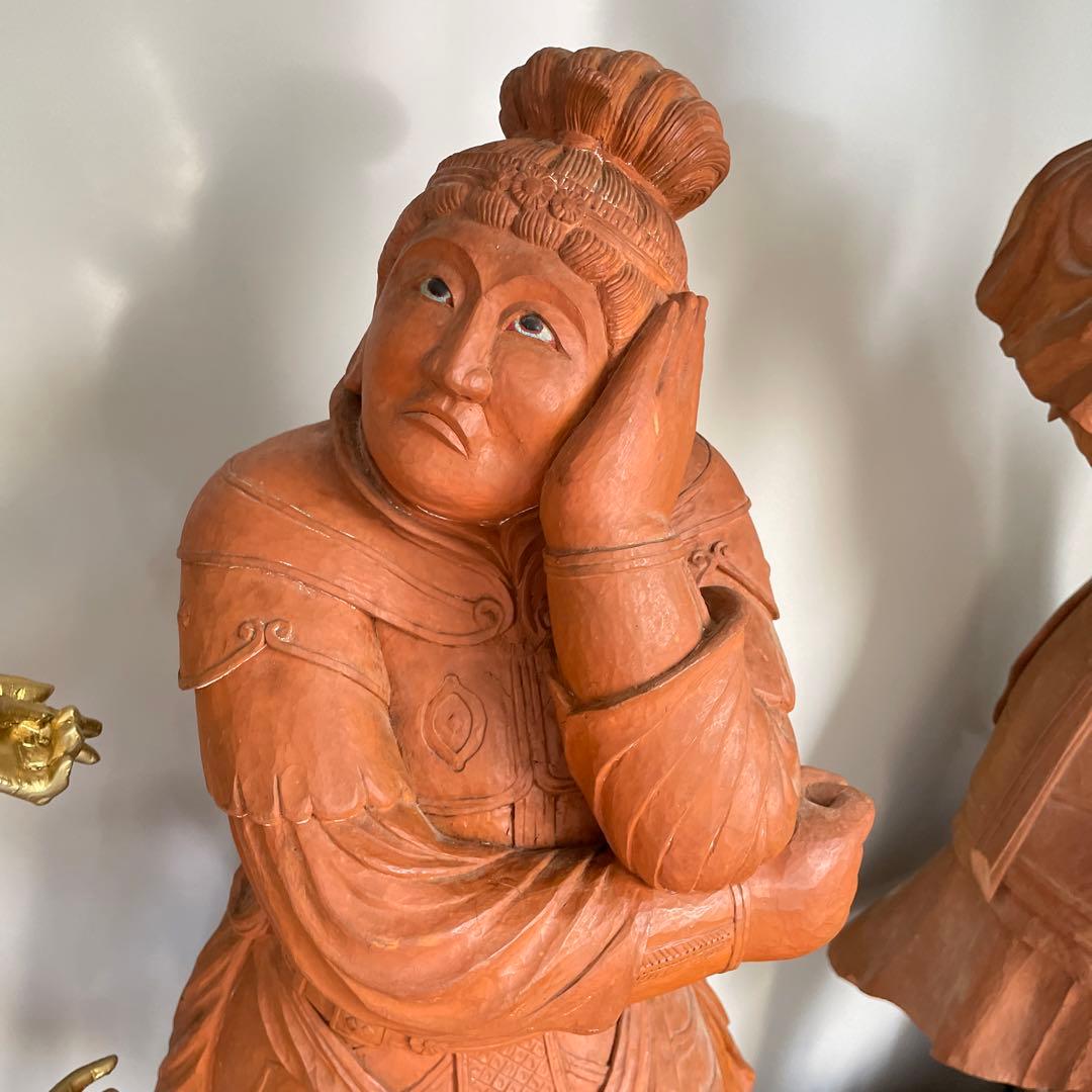 珊底羅大将　仏像　約90cm 特大