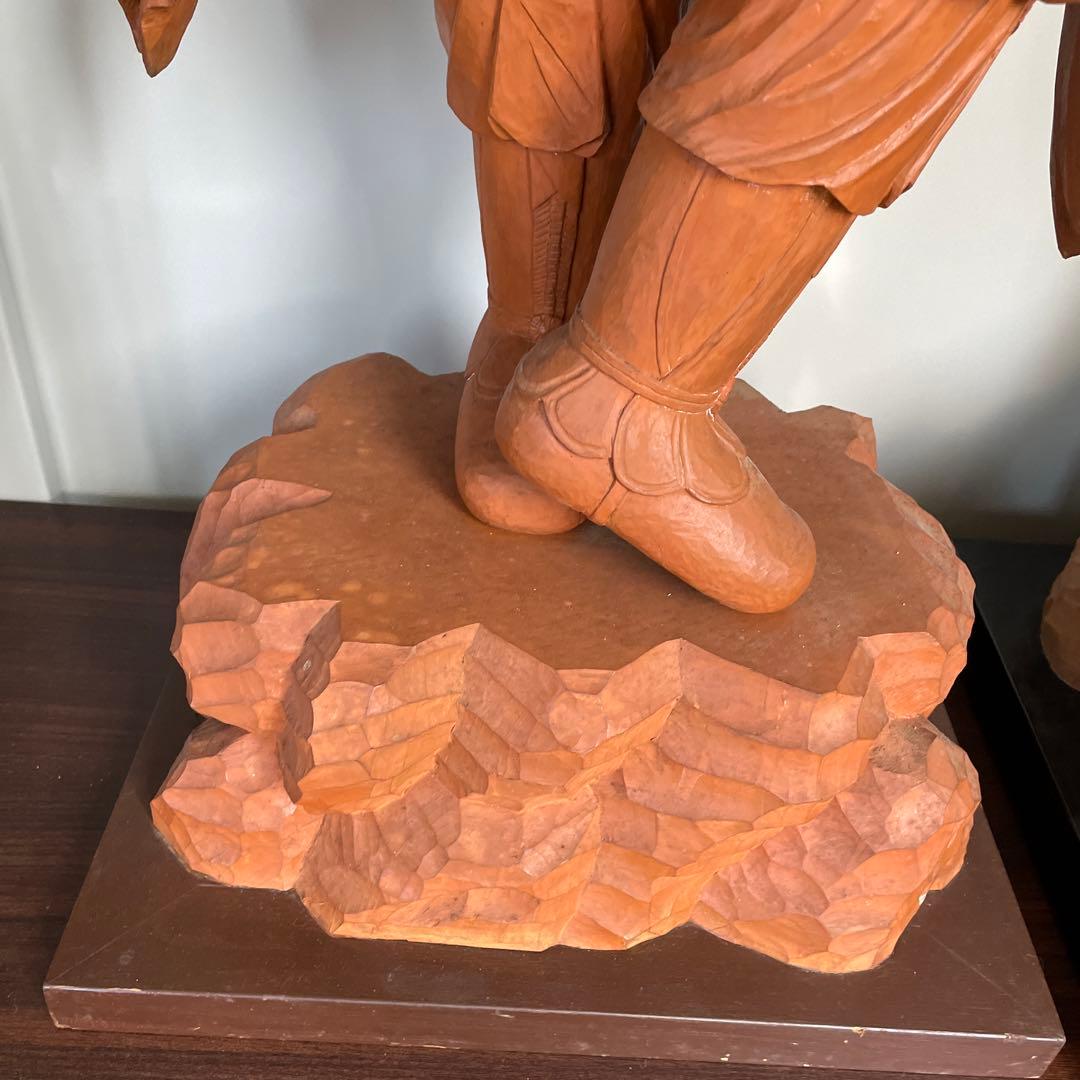 珊底羅大将　仏像　約90cm 特大