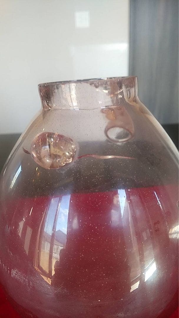 チロリ　酒器　古道具　アンティーク　水注　ちろり　和ガラス　花器　ギャマン