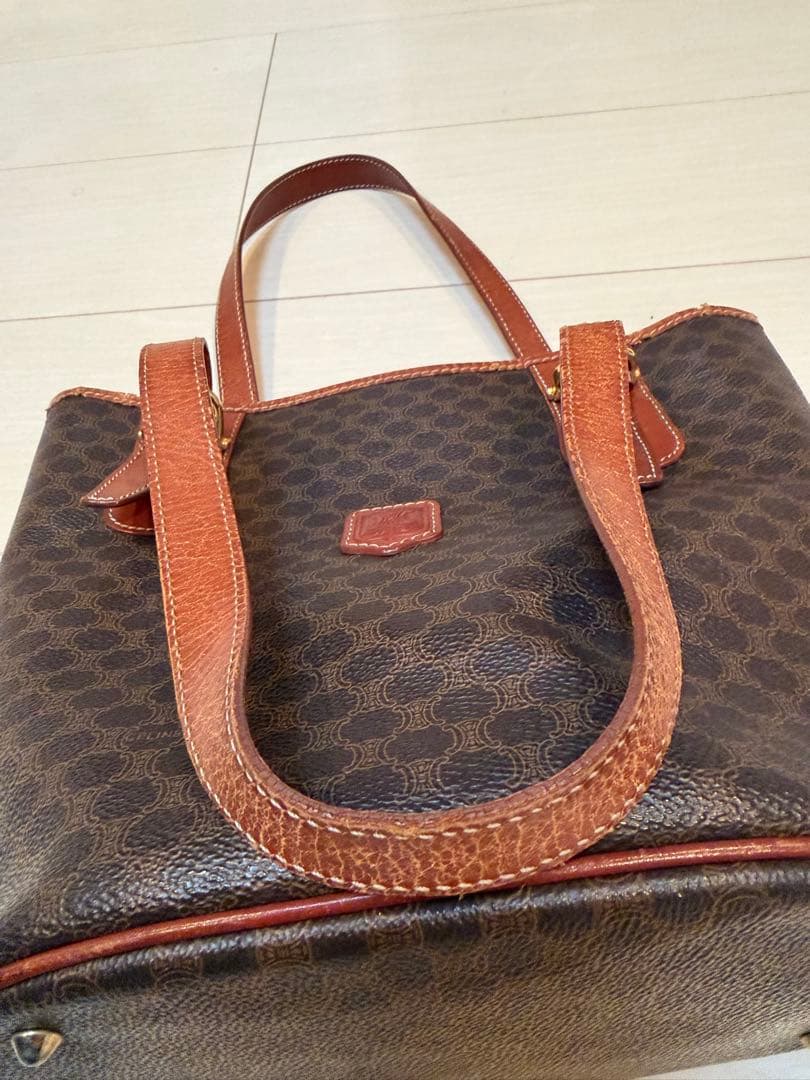 CELINE vintage トートバッグ/マカダムモノグラム