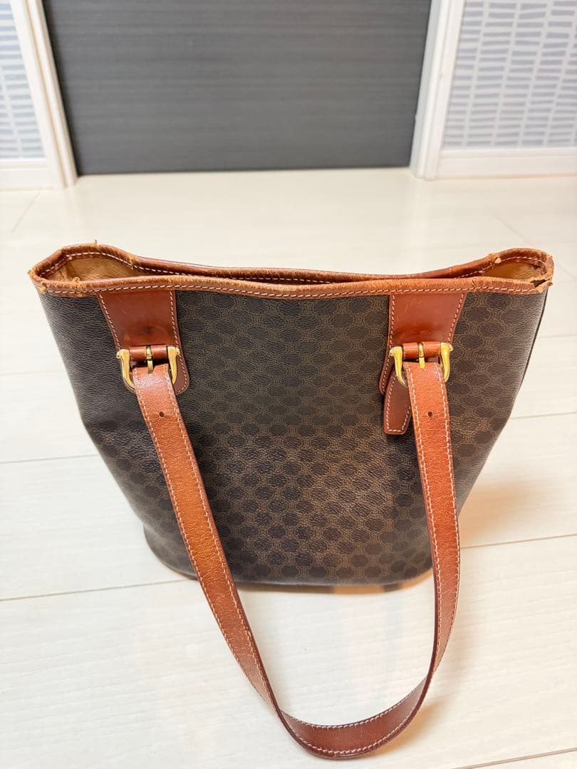 CELINE vintage トートバッグ/マカダムモノグラム