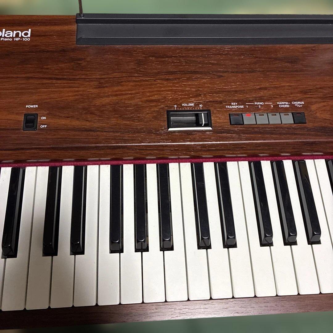 Roland HP-100 電子ピアノ ウッド調 音出し動作確認済