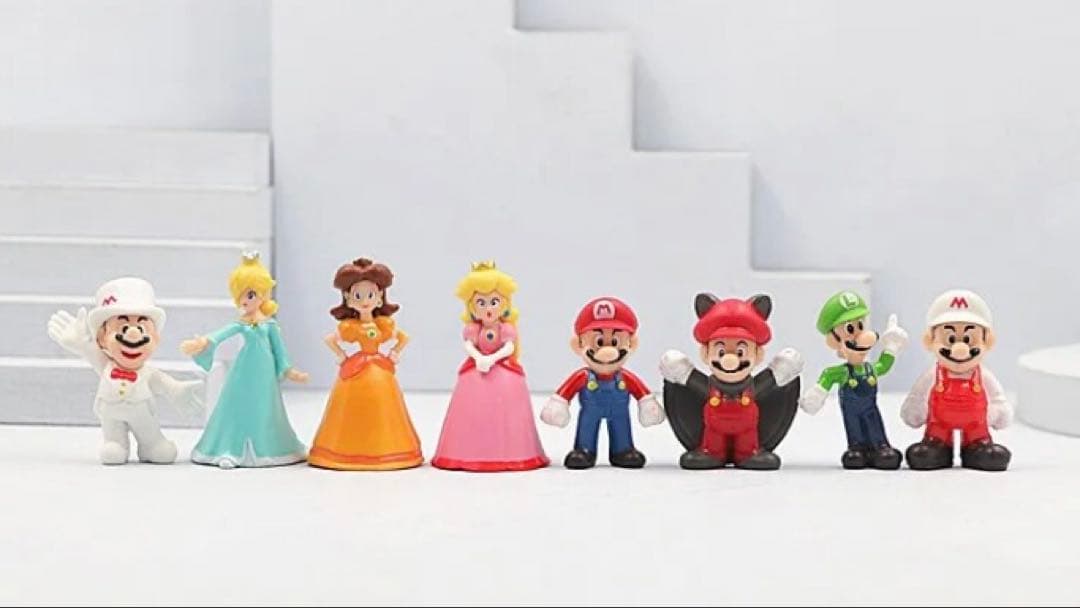 [新品] マリオ フィギュア 48体セット 1/2