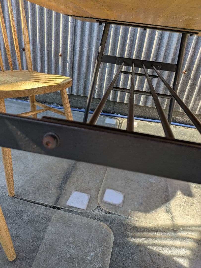 クラッシュゲート　クッパダイニングテーブル&コール2ダイニングチェア