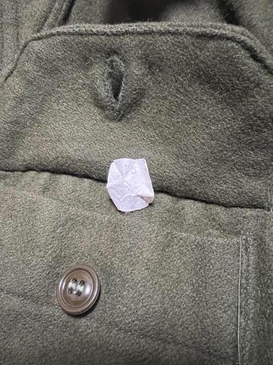 米軍 実物 ウールシャツ 前期 S