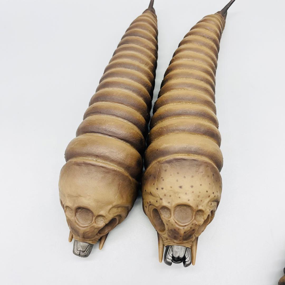 モスラ 幼虫（オス・メス）2004 4体セット　ソフビ