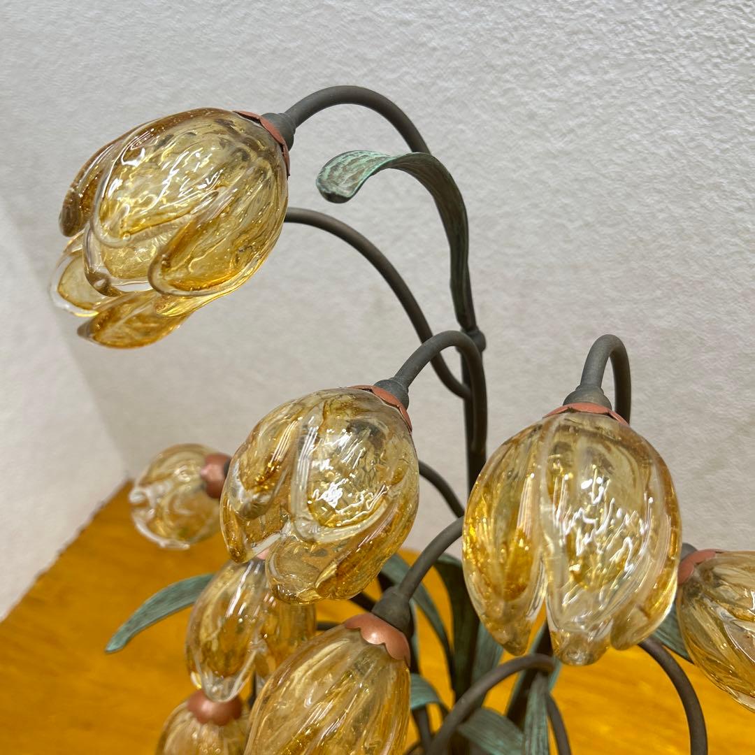 4362 オリジナーレ社■ムラーノガラス/テーブルランプ/真鍮/24万