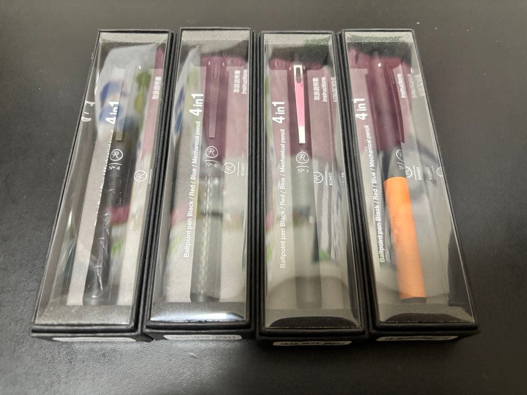 Romeo No.4 4種セット　新品未使用品　カーボン・レザー4種