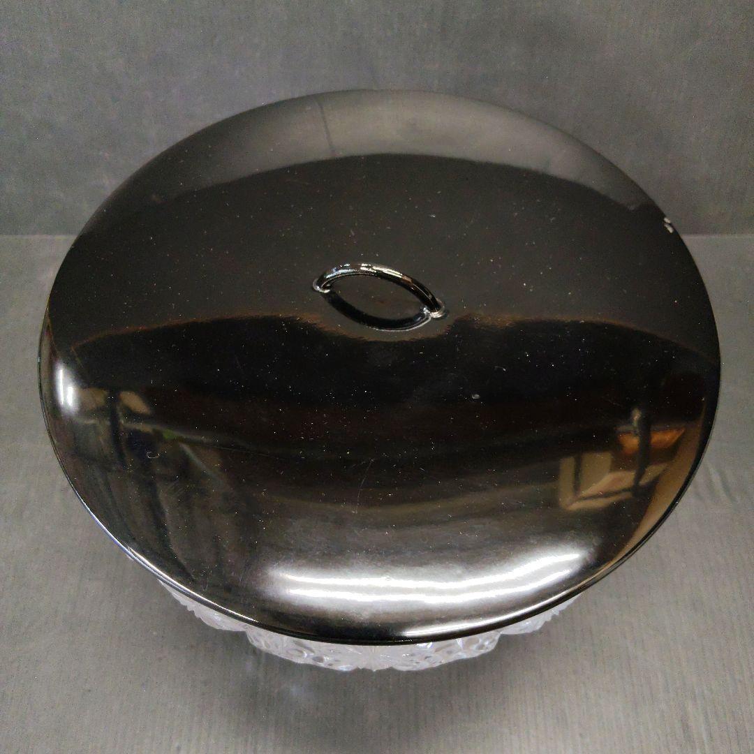 お値下げ 義山 水指 水崎長寿 ギヤマン 茶道具 共箱 切子水指 塗蓋