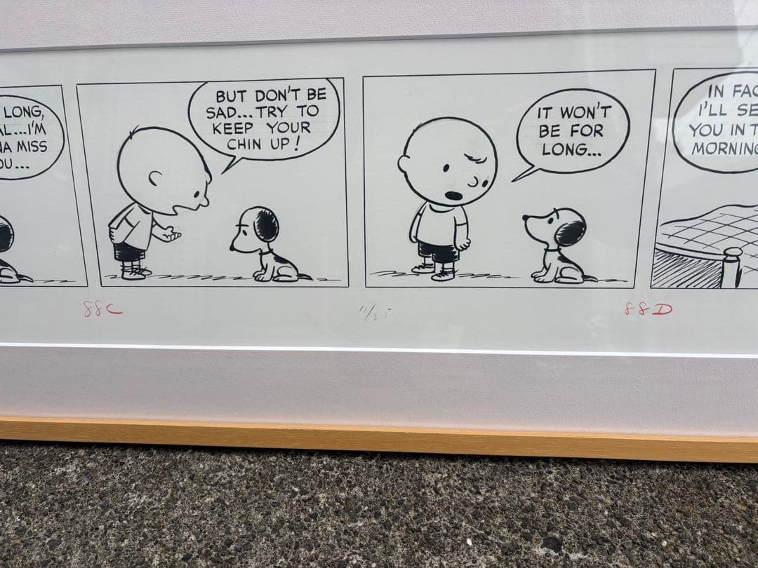 PEANUTS SNOOPY 複製原画　スヌーピー　限定25