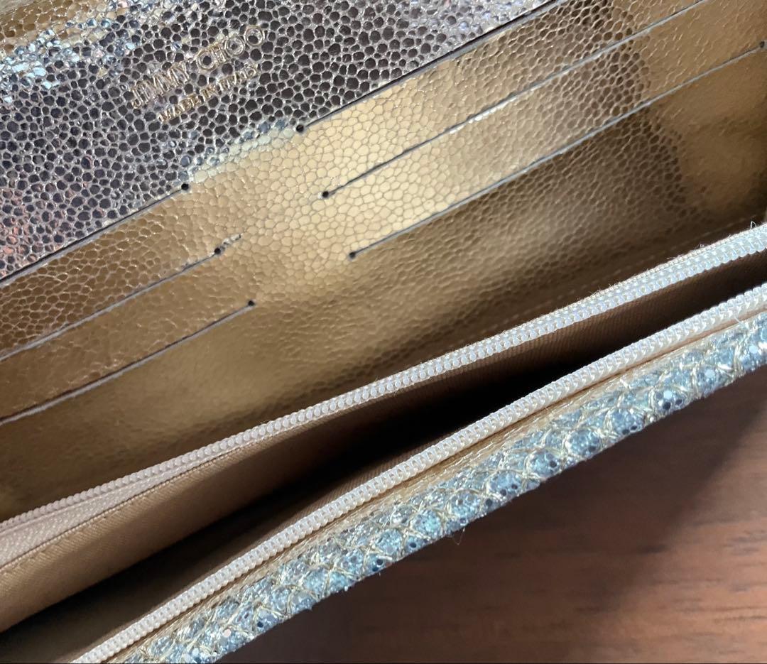 JIMMY CHOO シルバー クラッチバッグ